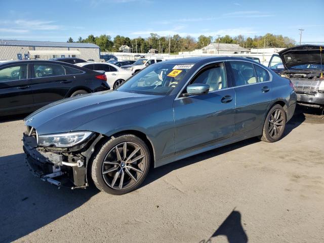 3MW5R7J00L8B27406 - 2020 BMW 330XI BLUE photo 1