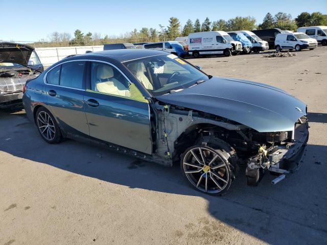 3MW5R7J00L8B27406 - 2020 BMW 330XI BLUE photo 4