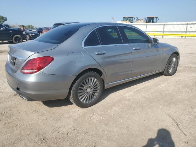 55SWF4KB1FU011080 - 2015 MERCEDES-BENZ C 300 4MATIC GRAY photo 3