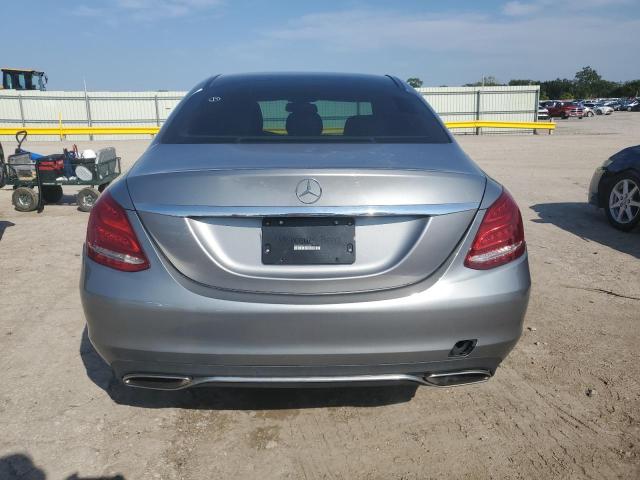 55SWF4KB1FU011080 - 2015 MERCEDES-BENZ C 300 4MATIC GRAY photo 6