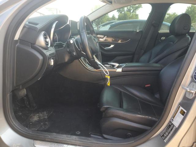 55SWF4KB1FU011080 - 2015 MERCEDES-BENZ C 300 4MATIC GRAY photo 7