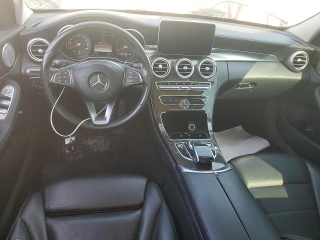 55SWF4KB1FU011080 - 2015 MERCEDES-BENZ C 300 4MATIC GRAY photo 8