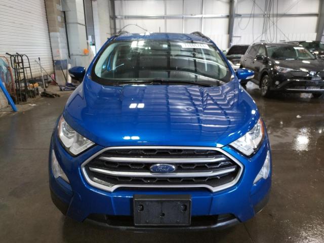 MAJ6P1UL3JC186395 - 2018 FORD ECOSPORT SE BLUE photo 5