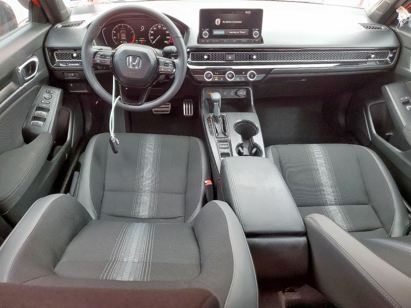 2HGFE2F57SH579000 - 2025 HONDA CIVIC SPORT RED photo 8