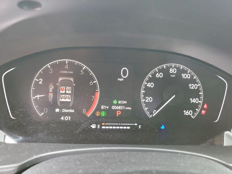 2HGFE2F57SH579000 - 2025 HONDA CIVIC SPORT RED photo 9