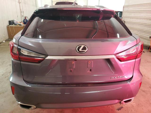 2T2BZMCAXHC118614 - 2017 LEXUS RX 350 BASE GRAY photo 6