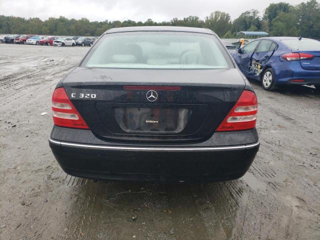 WDBRF64J32F251346 - 2002 MERCEDES-BENZ C 320 BLACK photo 6