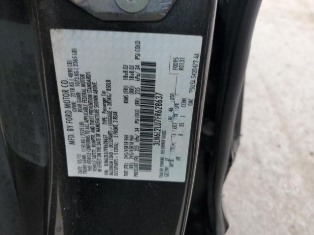 3LN6L2LU7FR628637 - 2015 LINCOLN MKZ HYBRID Сұр фото 12