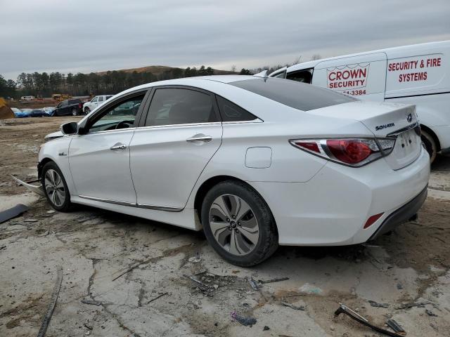 KMHEC4A47FA130930 - 2015 HYUNDAI SONATA HYBRID WHITE photo 2