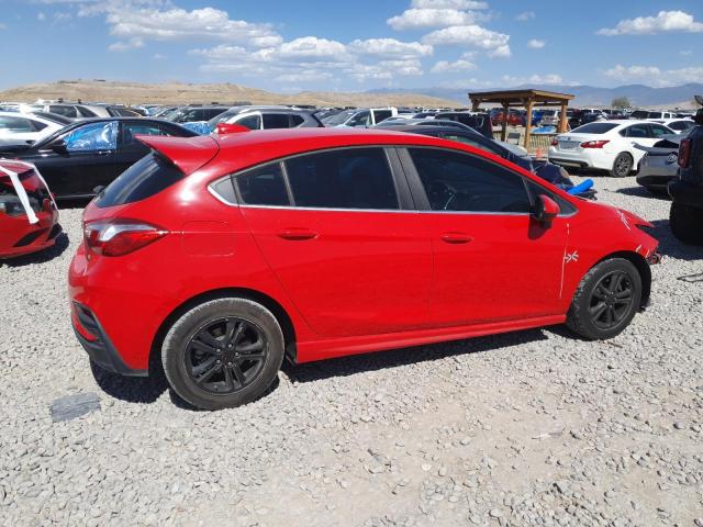 3G1BE6SM1JS654229 - 2018 CHEVROLET CRUZE LT أحمر صورة 3