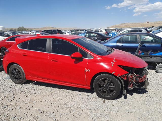 3G1BE6SM1JS654229 - 2018 CHEVROLET CRUZE LT أحمر صورة 4