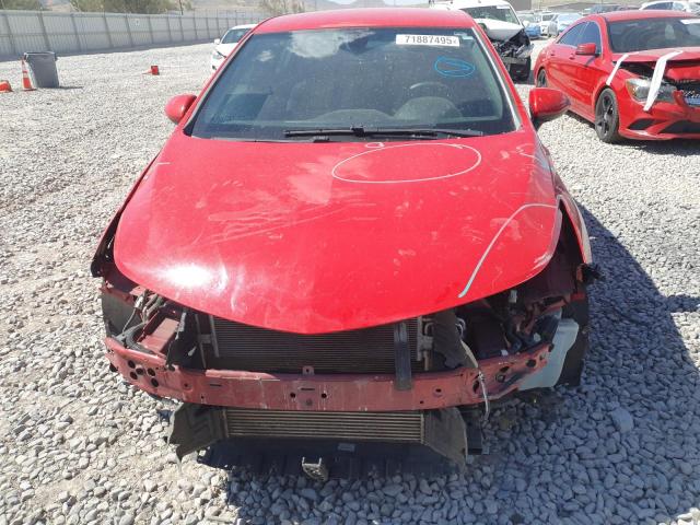 3G1BE6SM1JS654229 - 2018 CHEVROLET CRUZE LT أحمر صورة 5