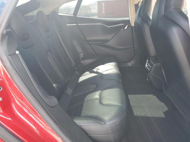 5YJSA1H10EFP54050 - 2014 TESLA MODEL S RED photo 10