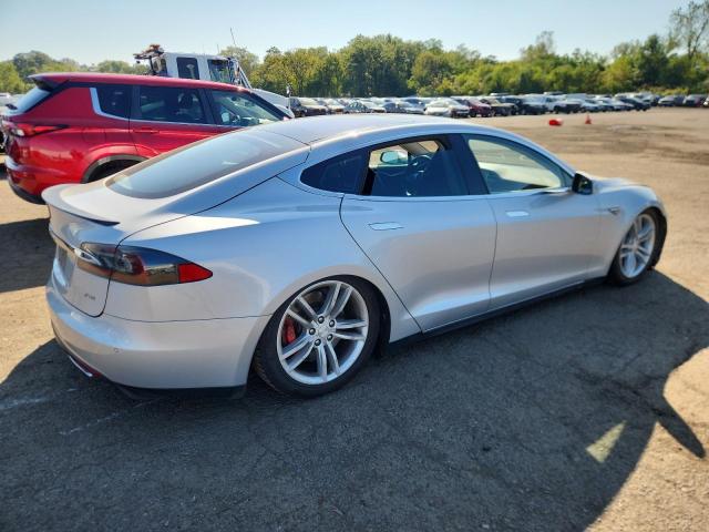 5YJSA1CP4DFP27007 - 2013 TESLA MODEL S فضي صورة 3