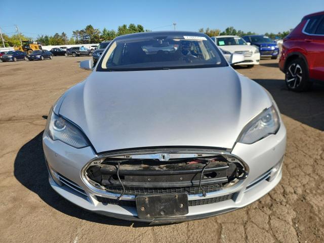 5YJSA1CP4DFP27007 - 2013 TESLA MODEL S فضي صورة 5