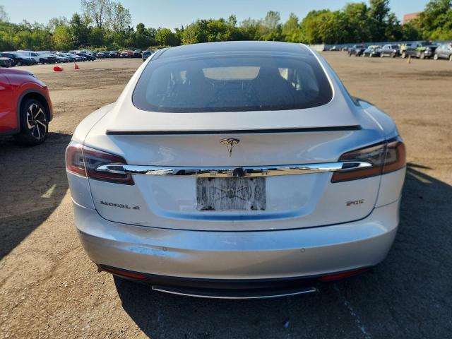 5YJSA1CP4DFP27007 - 2013 TESLA MODEL S فضي صورة 6