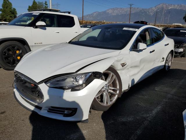 5YJSA1CG1DFP27305 - 2013 TESLA MODEL S Սպիտակ լուսանկար 1