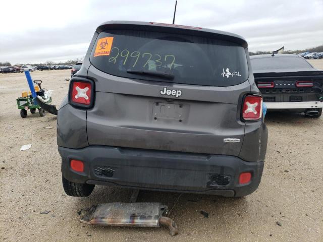 ZACCJABTXGPE39203 - 2016 JEEP RENEGADE LATITUDE GRAY photo 6