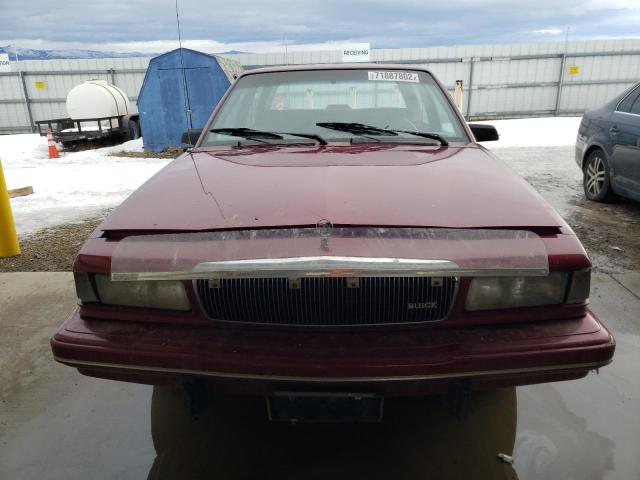 1G4AG55M9R6405398 - 1994 BUICK CENTURY SPECIAL RED photo 5