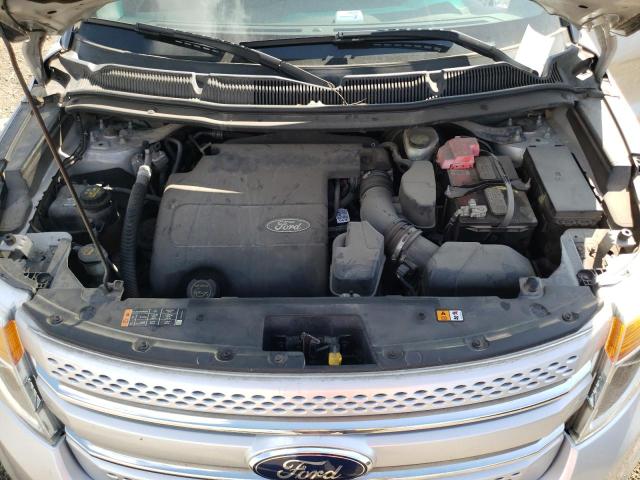 1FM5K8F8XFGA04967 - 2015 FORD EXPLORER LIMITED SILVER photo 12