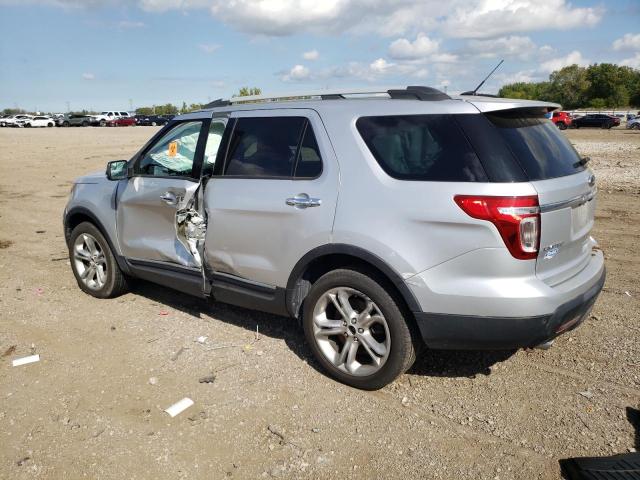 1FM5K8F8XFGA04967 - 2015 FORD EXPLORER LIMITED SILVER photo 2