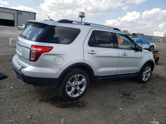 1FM5K8F8XFGA04967 - 2015 FORD EXPLORER LIMITED SILVER photo 3