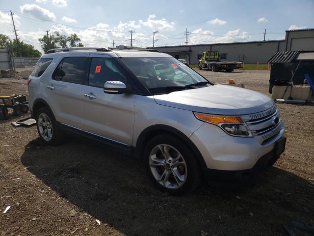 1FM5K8F8XFGA04967 - 2015 FORD EXPLORER LIMITED SILVER photo 4