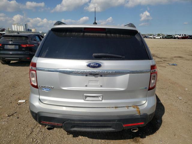 1FM5K8F8XFGA04967 - 2015 FORD EXPLORER LIMITED SILVER photo 6