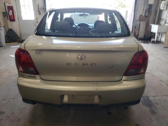 JTDBT123520207449 - 2002 TOYOTA ECHO TAN photo 6