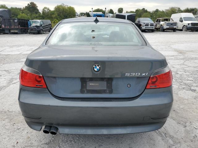 WBANF73586CG65143 - 2006 BMW 530 XI GRAY photo 6