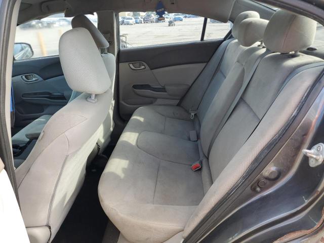 19XFB2F51CE037766 - 2012 HONDA CIVIC LX GRAY photo 10