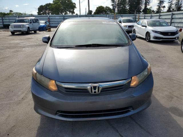 19XFB2F51CE037766 - 2012 HONDA CIVIC LX GRAY photo 5