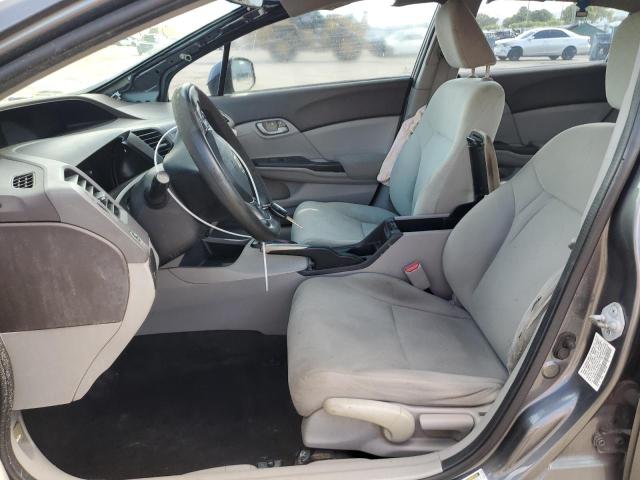19XFB2F51CE037766 - 2012 HONDA CIVIC LX GRAY photo 7
