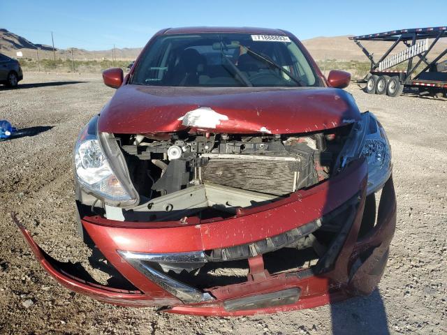 3N1CN7AP1HL810404 - 2017 NISSAN VERSA S RED photo 5