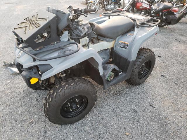 3JBLGAR45MJ001964 - 2021 CAN-AM OUTLANDER 450 GRAY photo 2