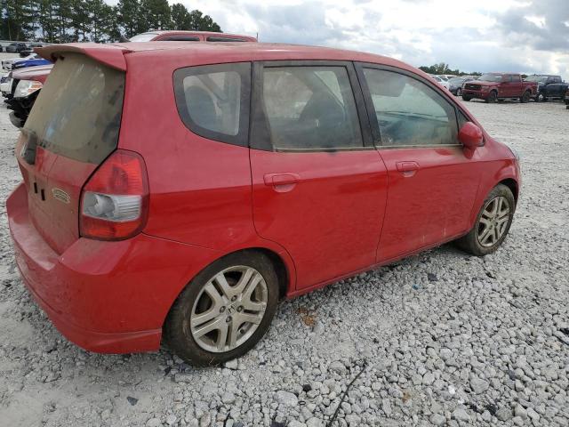JHMGD38657S029567 - 2007 HONDA FIT S 红色 照片 3