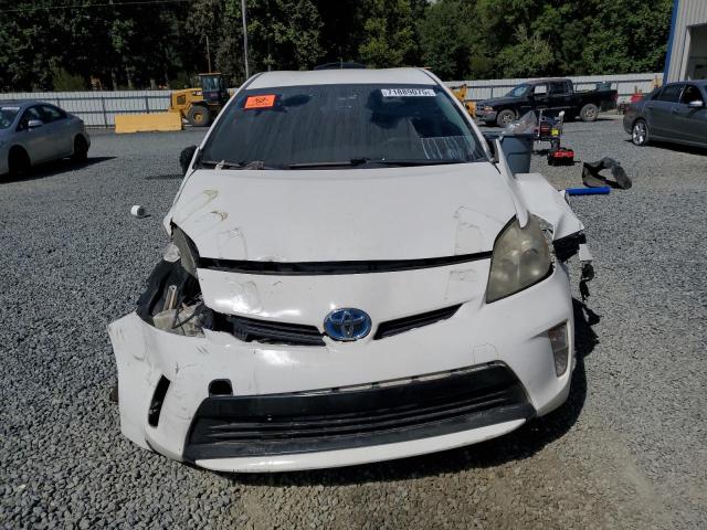 JTDKN3DU3C5527689 - 2012 TOYOTA PRIUS WHITE photo 5