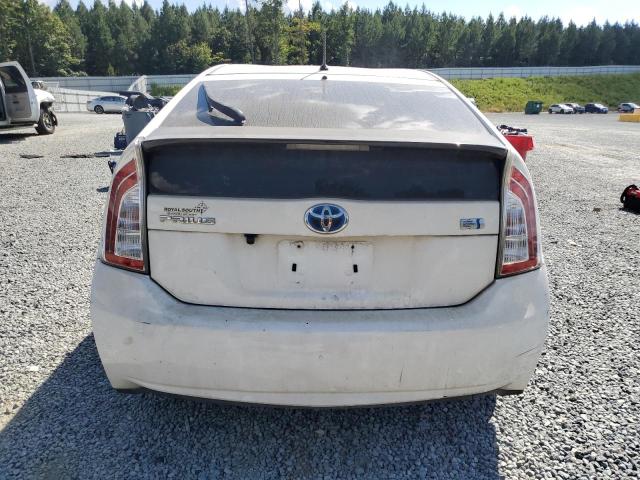JTDKN3DU3C5527689 - 2012 TOYOTA PRIUS WHITE photo 6