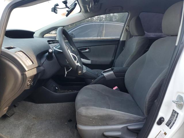 JTDKN3DU3C5527689 - 2012 TOYOTA PRIUS WHITE photo 7