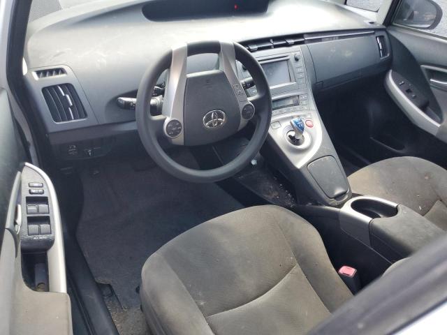 JTDKN3DU3C5527689 - 2012 TOYOTA PRIUS WHITE photo 8