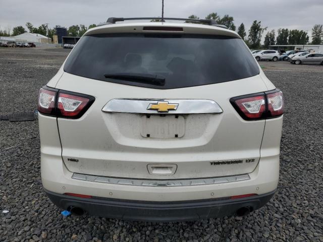 1GNKVJKD6EJ318259 - 2014 CHEVROLET TRAVERSE LTZ WHITE photo 6