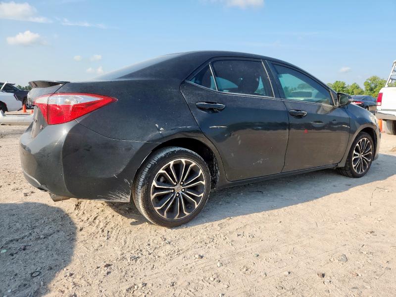 2T1BURHE9GC490293 - 2016 TOYOTA COROLLA L BLACK photo 3