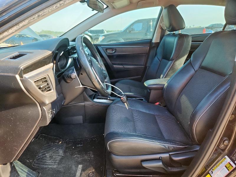 2T1BURHE9GC490293 - 2016 TOYOTA COROLLA L BLACK photo 7