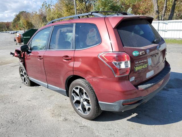 JF2SJGWC1FH826190 - 2015 SUBARU FORESTER 2.0XT TOURING RED photo 2