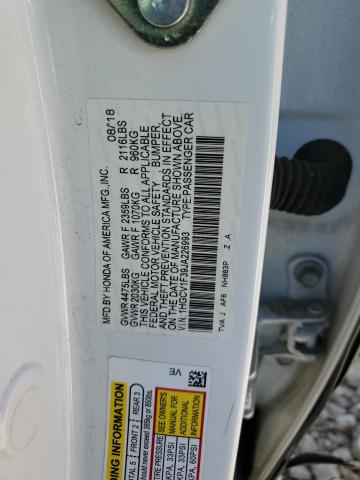 1HGCV1F39JA226993 - 2018 HONDA ACCORD SPORT WHITE photo 12