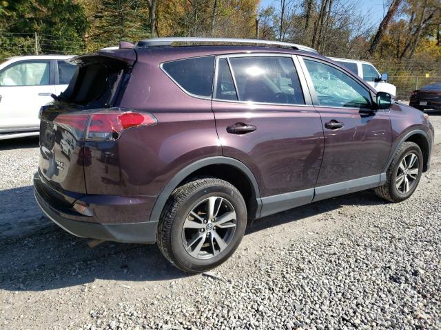 2T3RFREV6JW704702 - 2018 TOYOTA RAV4 ADVENTURE BURGUNDY photo 3