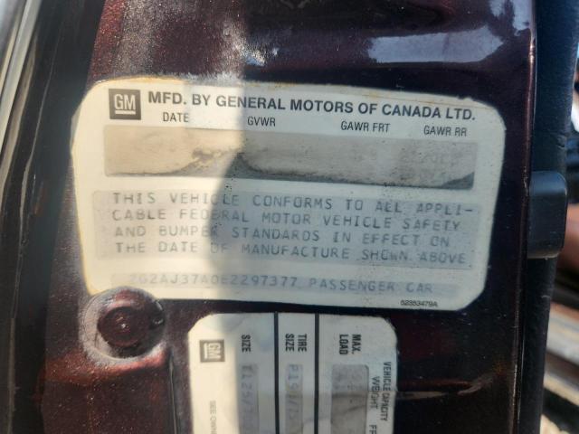 2G2AJ37A0E2297377 - 1984 PONTIAC GRAND PRIX BROWN photo 12