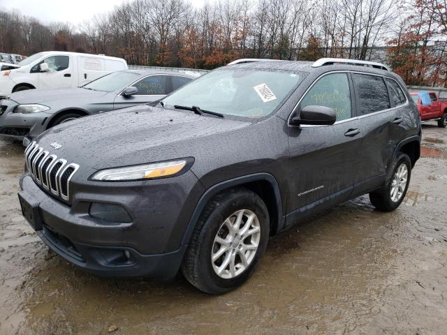 1C4PJMCB4EW286374 - 2014 JEEP CHEROKEE LATITUDE GRAY photo 1