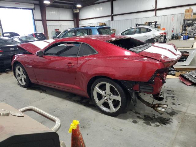 2G1FT1EW2D9111187 - 2013 CHEVROLET CAMARO 2SS RED photo 2