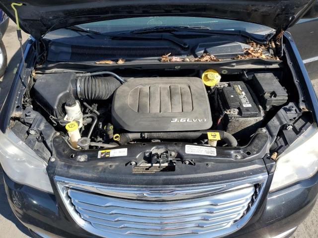 2C4RC1BG5ER295818 - 2014 CHRYSLER TOWN & COU TOURING BLACK photo 12